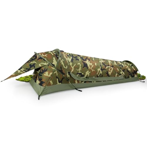 Geertop Ultralight Einmannzelt wasserdichtes Bivy Zelt für Outdoor