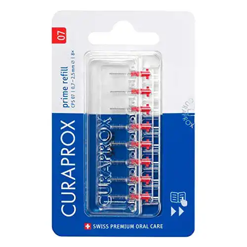 Interdentalbürsten Curaprox CPS 07 Prime Nachfüllpack, 8 Stück