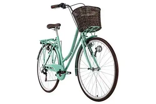 KS Cycling Damen Stowage Fahrrad 51 cm in Grün mit 28 Zoll Rädern