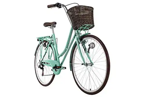 KS Cycling Damen Stowage Fahrrad 51 cm in Grün mit 28 Zoll Rädern