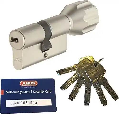 Abus EC660 ECK660 Profil-Knaufzylinder mit 6 Schlüsseln