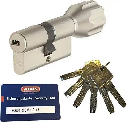 Abus EC660 ECK660 Profil-Knaufzylinder mit 6 Schlüsseln