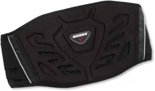 Motorrad Nierengurt Nerve Solid in Schwarz, Größe M