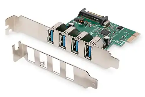 USB PCI-Karte DIGITUS IO-Karte, PCIe, USB 3.0 Schnittstellenkarte