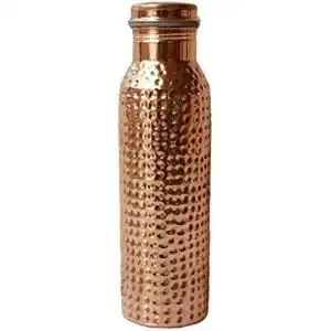Kupfer Trinkflasche Ratna 900 ml für gesundes Wasser