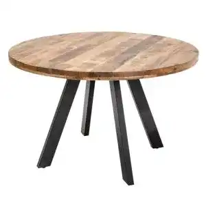 Runder Esstisch aus massivem Mangoholz von Invicta Interior, 120 cm