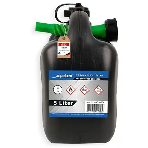 Benzinkanister 5 Liter PETEX AUTONIK 126600 44310504 für Kraftstoff