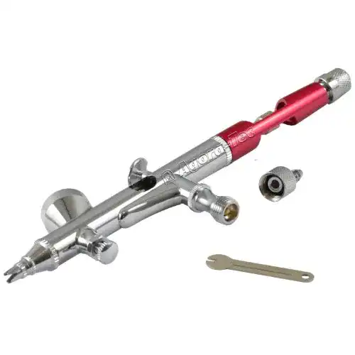 Airbrushpistole Agora-Tec AT-ADA-03 in Rot