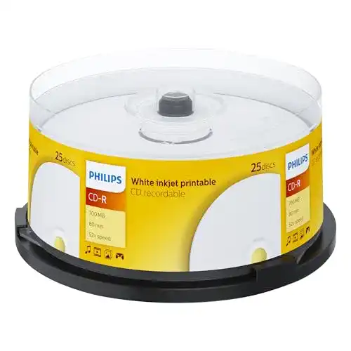 CD-R Philips Rohlinge bedruckbar 700 MB Data 80 Minuten