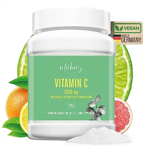 Vitamin C Pulver hochdosiert 1000 mg von Vitabay