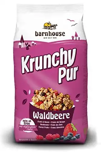 Protein-Müsli Barnhouse Krunchy Pur Waldbeere – Bio (750 g)