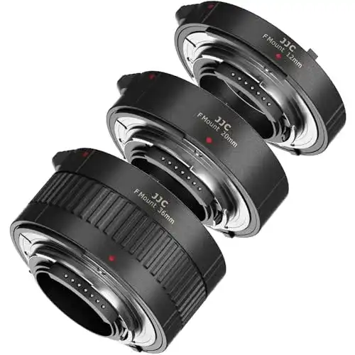 Makro-Zwischenringe Set Jjc AF für Nikon F Mount 12MM, 20MM, 36MM