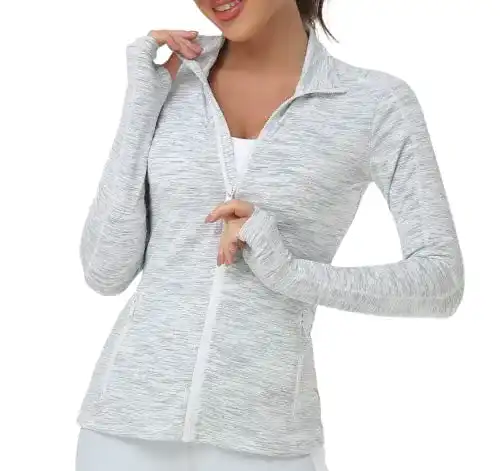 Laufjacke für Damen von Vutru mit hohem Kragen und leichtem Material