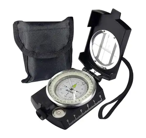 Aofar Militärkompass AF-4580 für Navigation und Outdoor-Aktivitäten