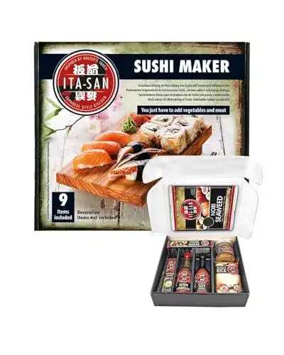Sushi-Set ITA-SAN, 9-teiliges Komplettset für die Sushi-Zubereitung