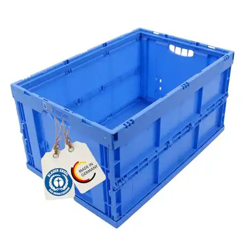 Klappbox 61 Liter – Stabile Transportbox aus Kunststoff, Made in Germany