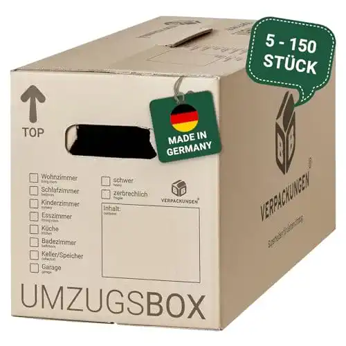 Umzugskartons BB-Verpackungen 25 Stück 632 x 288 x 330 mm