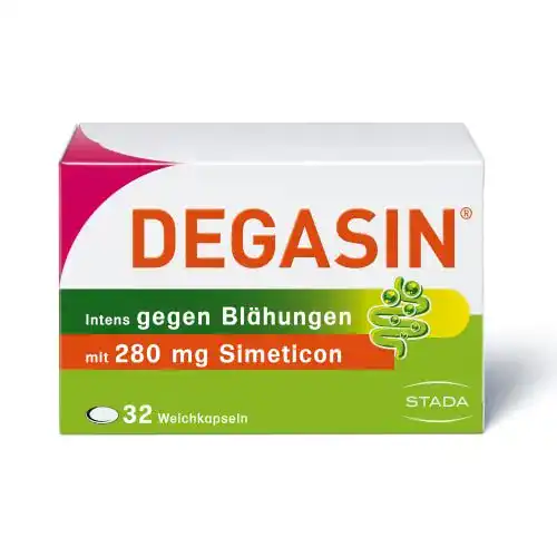 Mittel gegen Blähungen Degasin Intens – Hochdosiertes Präparat