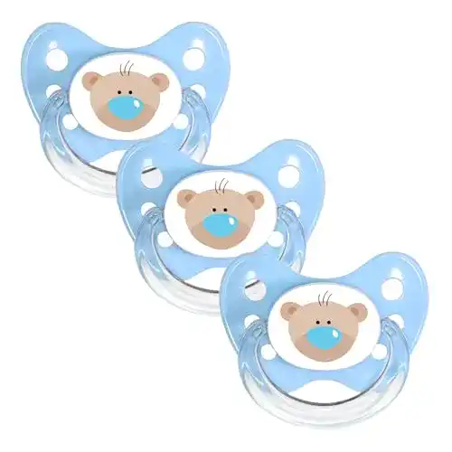 Baby Schnuller Dentistar Silikon Schnuller 3er-Set Größe 1