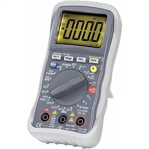 Voltcraft AT-200 Digitales Hand-Multimeter für KFZ-Anwendungen