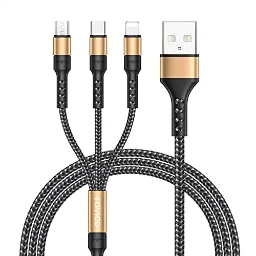 Multi Ladekabel von RAVIAD Universelles USB Kabel für mehrere Geräte