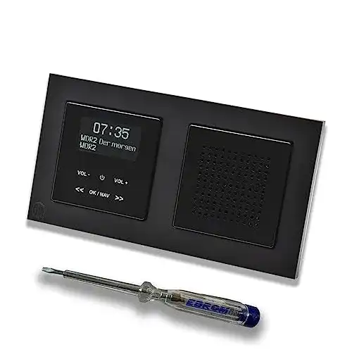 Unterputz-Radio mit Bluetooth und DAB+ von Ebrom und Merten