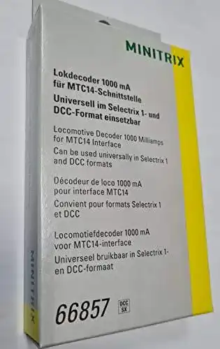 Lokdecoder Minitrix Trix 66857 mit 1000 mA für MTC14-Schnittstelle