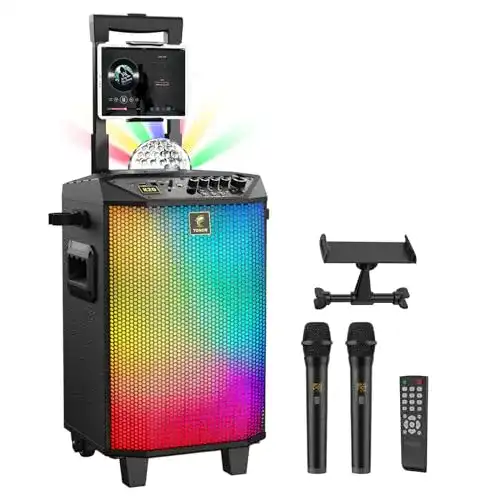 Auna Karaoke-Anlage mit TONOR Lautsprecher für Zuhause