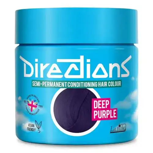 Directions Haarfarbe La Riche Semi-permanente Farbe Deep Purple 100 ml