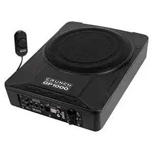 Crunch GP1000 Aktiv-Subwoofer 25 cm für Auto mit integriertem Verstärker