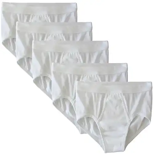 Herren Slips HERMKO 3240 5er Pack mit Eingriff aus Bio-Baumwolle