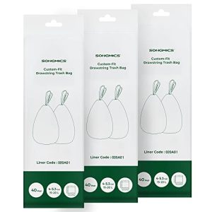 Müllbeutel Songmics mit Zugband für 20 Liter Mülleimer, reißfest und auslaufsicher