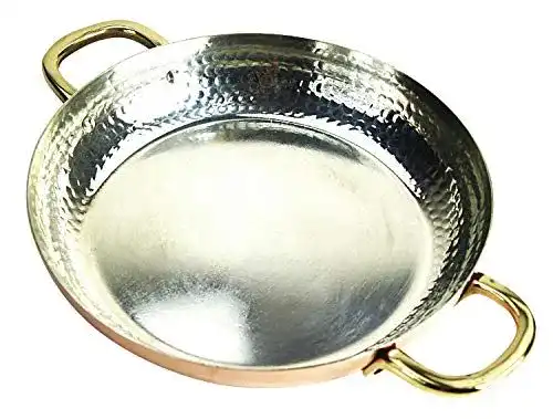 Kupferpfanne CopperGarden 28 cm mit Griffen für vielseitiges Kochen