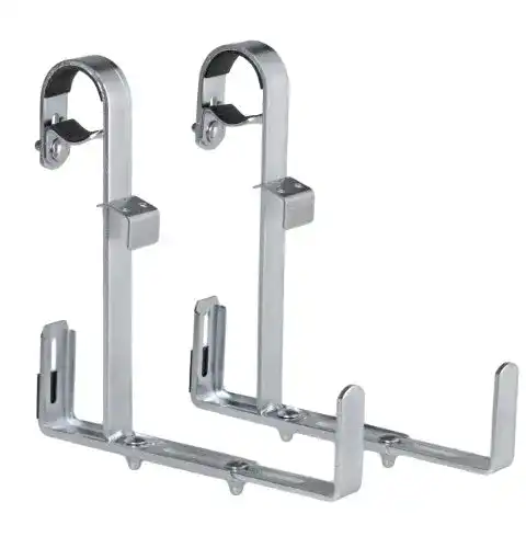 Blumenkastenhalter Alba Krapf Set für Blumenkästen in Silber