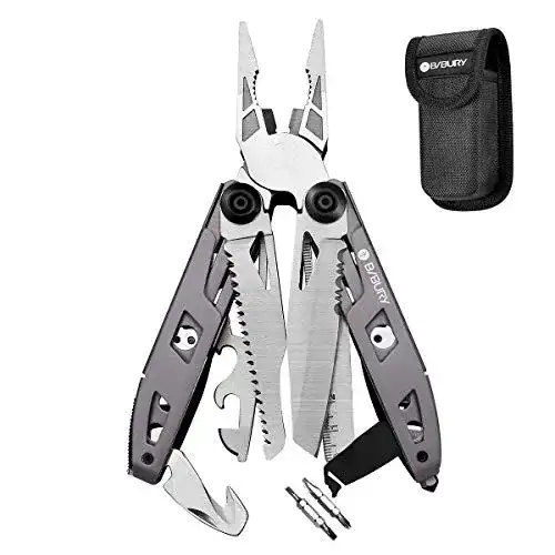 Multitool von BIBURY – 18 in 1 Taschenwerkzeug für verschiedene Anwendungen