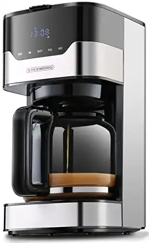 Kaffeemaschine mit Timer und 1,5 Liter Filterkapazität von Steinborg