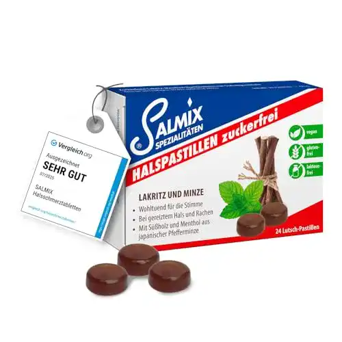 Salmix Halstabletten – Wohltuende Halspastillen mit Kräuterextrakten