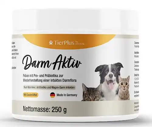 Probiotika für Hunde EXVital TierPlus Darm Aktiv Pulver