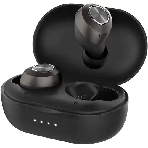 Lenovo TWS Kopfhörer HT10 in Schwarz Kabellose In-Ear-Kopfhörer