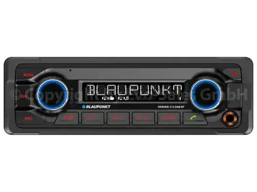 Blaupunkt Denver 212 DAB BT Autoradio, 1-DIN, DAB+ mit Bluetooth