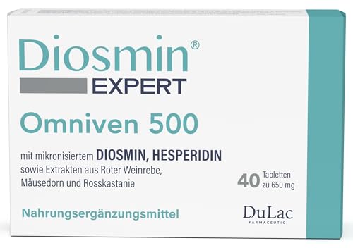 Venen-Tabletten Omniven 500 für Hämorrhoiden und venöse Gesundheit