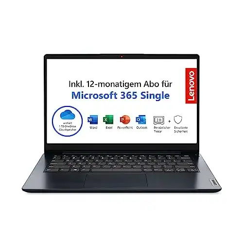 Lenovo IdeaPad Slim 1i Laptop 14 Zoll mit Full HD Display