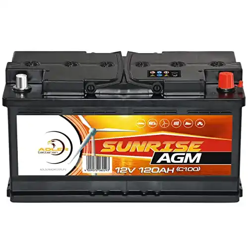 AGM-Batterie 120Ah Sunrise 12V für Solar- und Versorgungsanwendungen