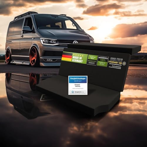 VW T6 Klappmatratze Shogazi 150x190x12 cm für VW T5, T6, T6.1