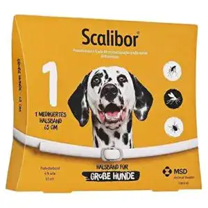 Zeckenhalsband Scalibor für Hunde, 65 cm