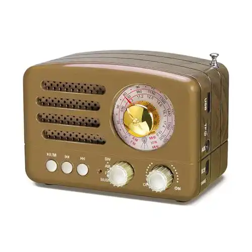 Retro Radio Prunus J-160 im klassischen Design für UKW, FM und AM