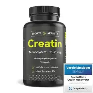 Creatin Monohydrat Kapseln von Sports Affinity