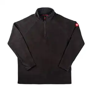 Fleecepullover Herren Engelbert Strauss Troyer schwarz Größe L
