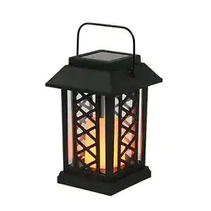 Solar Laterne Festive Lights 17,5cm mit realistischer Flamme