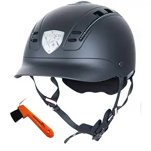 Casco Reithelm Passion schwarz Größe M (54-57cm)